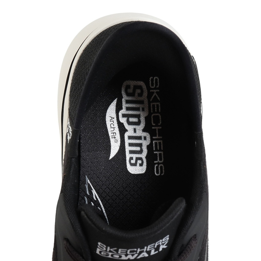 スケッチャーズ（SKECHERS）（レディース）ウォーキングシューズ スリップインズ ゴーウォーク アーチフィット 2.0 ブラック 125319-BKW スニーカー  