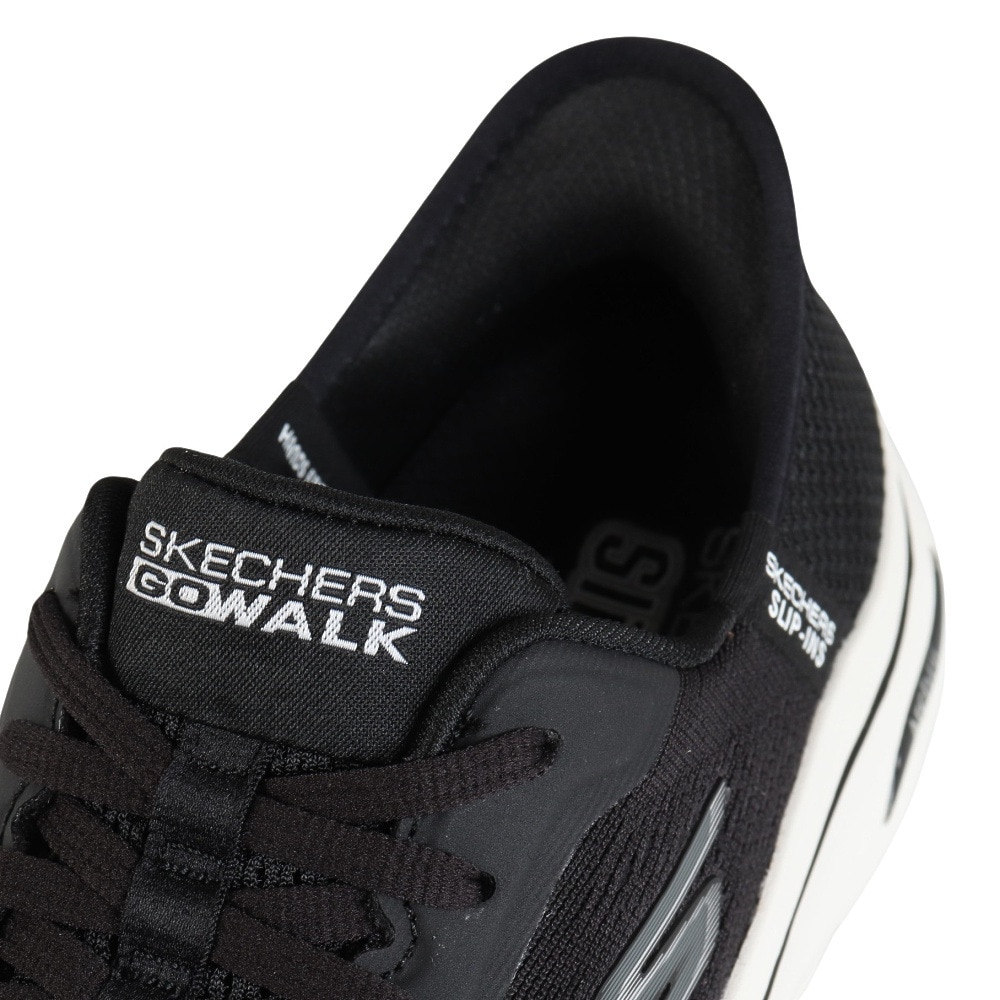 スケッチャーズ（SKECHERS）（レディース）ウォーキングシューズ スリップインズ ゴーウォーク アーチフィット 2.0 ブラック 125319-BKW スニーカー  