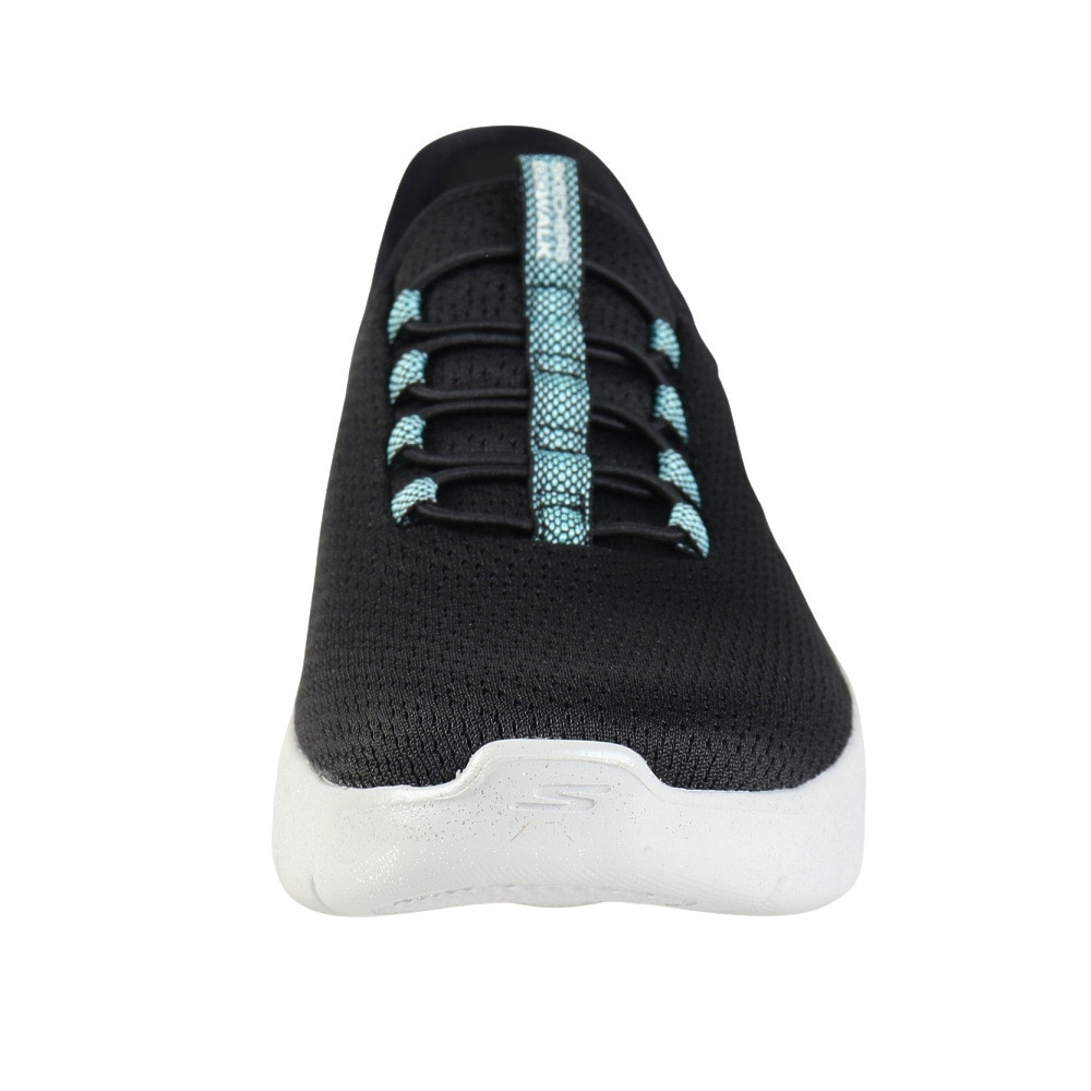 スケッチャーズ（SKECHERS）（レディース）ウォーキングシューズ スリップインズ ゴーウォークフレックス ザビー 黒 124839-BKAQ スニーカー ハンズフリー 