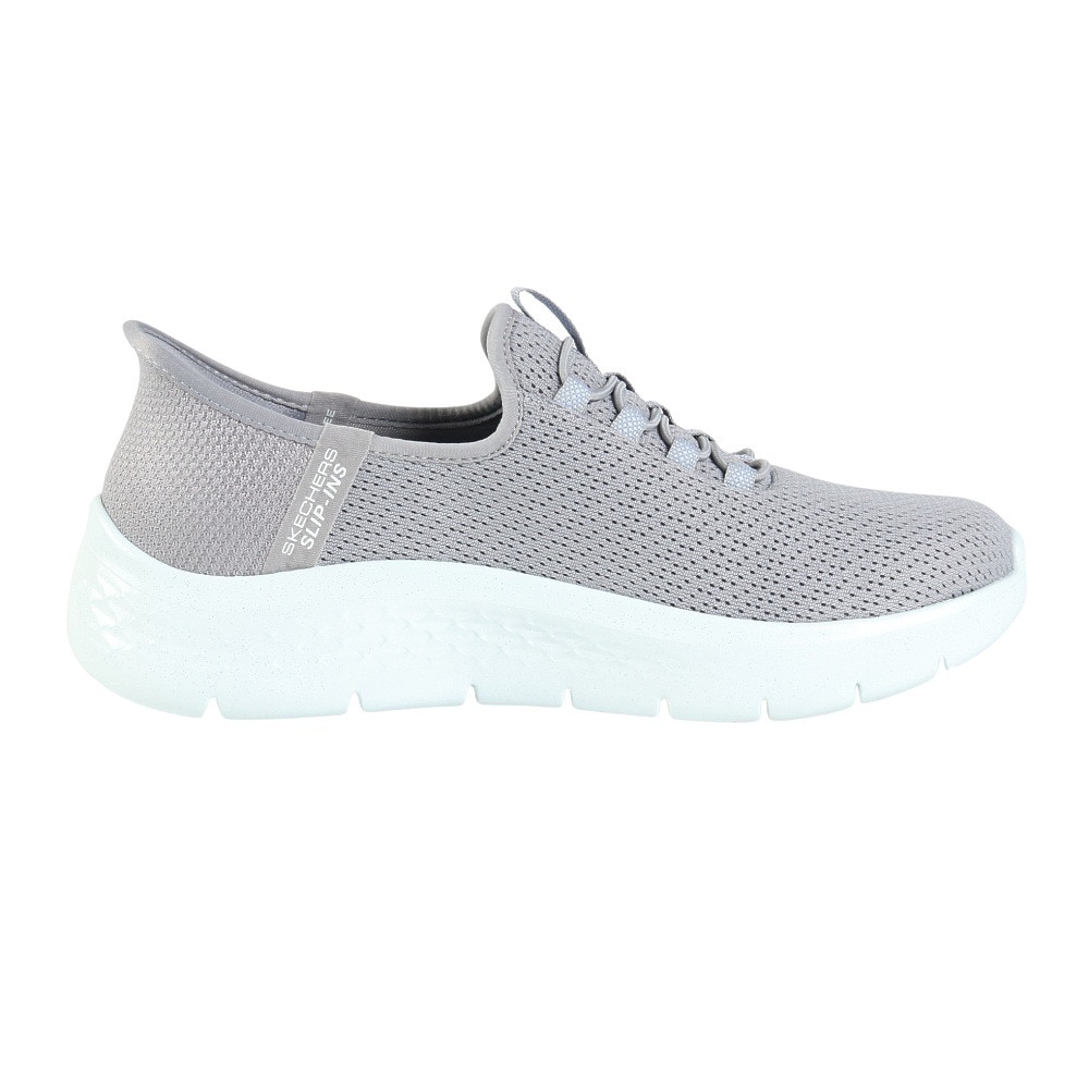 スケッチャーズ（SKECHERS）（レディース）ウォーキングシューズ スリップインズゴーウォークフレックス ザビー グレー 124839-GYLB スニーカー ハンズフリー 