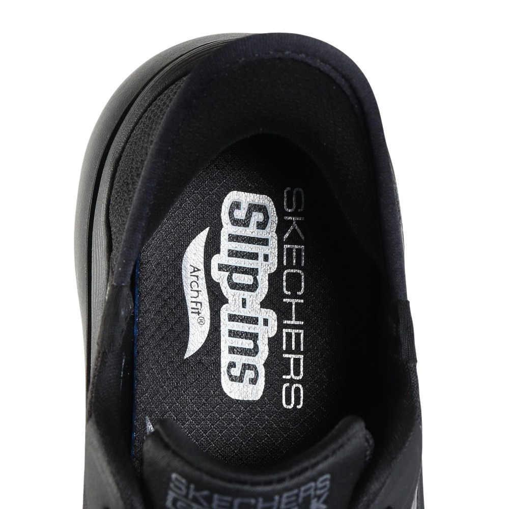スケッチャーズ（SKECHERS）（レディース）ウォーキングシューズ スリップインズ ゴーウォーク アーチフィット 2.0 黒 125319-BBK スニーカー ハンズフリー
