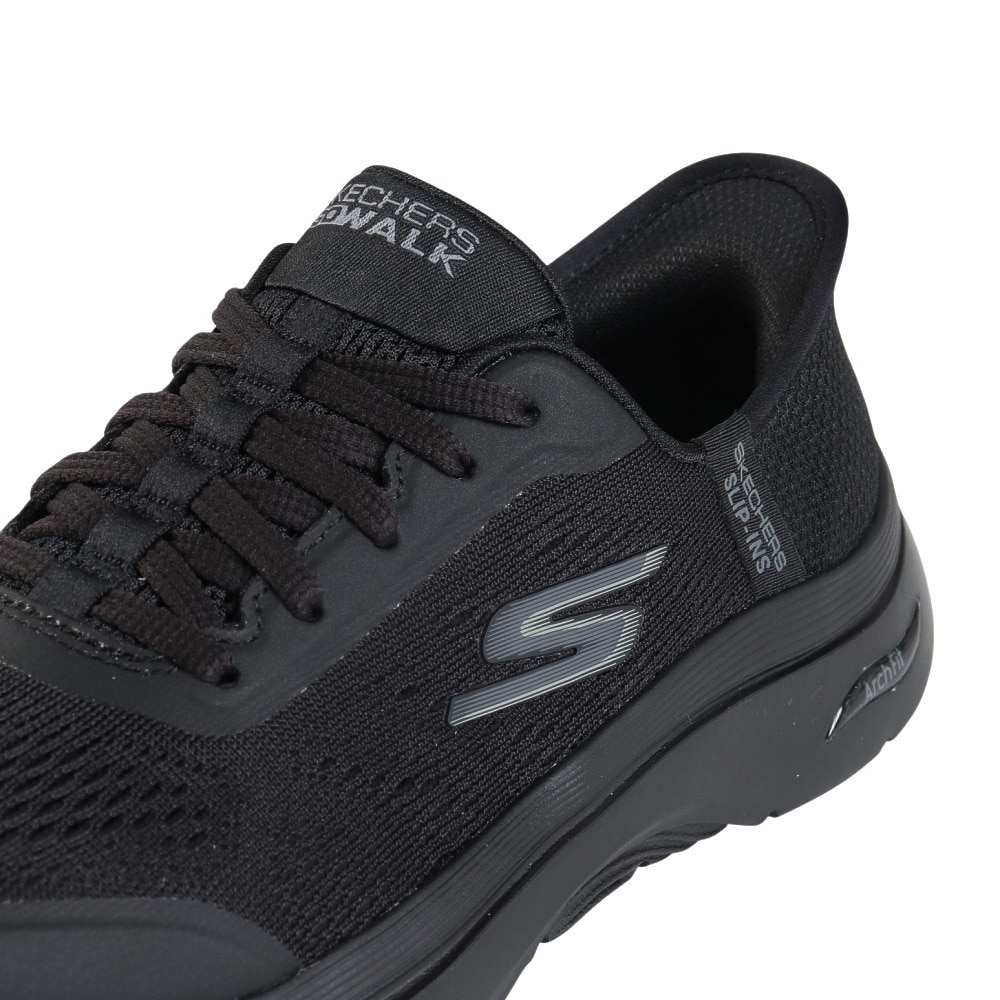 スケッチャーズ（SKECHERS）（レディース）ウォーキングシューズ スリップインズ ゴーウォーク アーチフィット 2.0 黒 125319-BBK スニーカー ハンズフリー