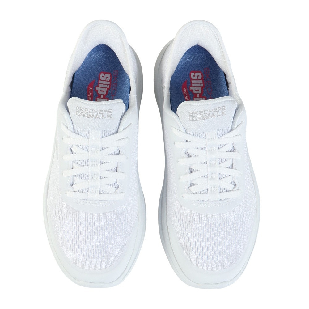 スケッチャーズ（SKECHERS）（レディース）ウォーキングシューズ スリップインズ ゴーウォーク アーチフィット 2.0 白 125319-WHT スニーカー ハンズフリー