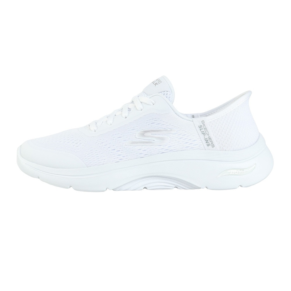 スケッチャーズ（SKECHERS）（レディース）ウォーキングシューズ スリップインズ ゴーウォーク アーチフィット 2.0 白 125319-WHT スニーカー ハンズフリー