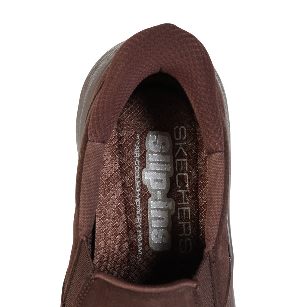 スケッチャーズ（SKECHERS）（レディース）ウォーキングシューズ スリップインズ ゴーウォーク フレックス FLEX ブラウン 125508-CHOC