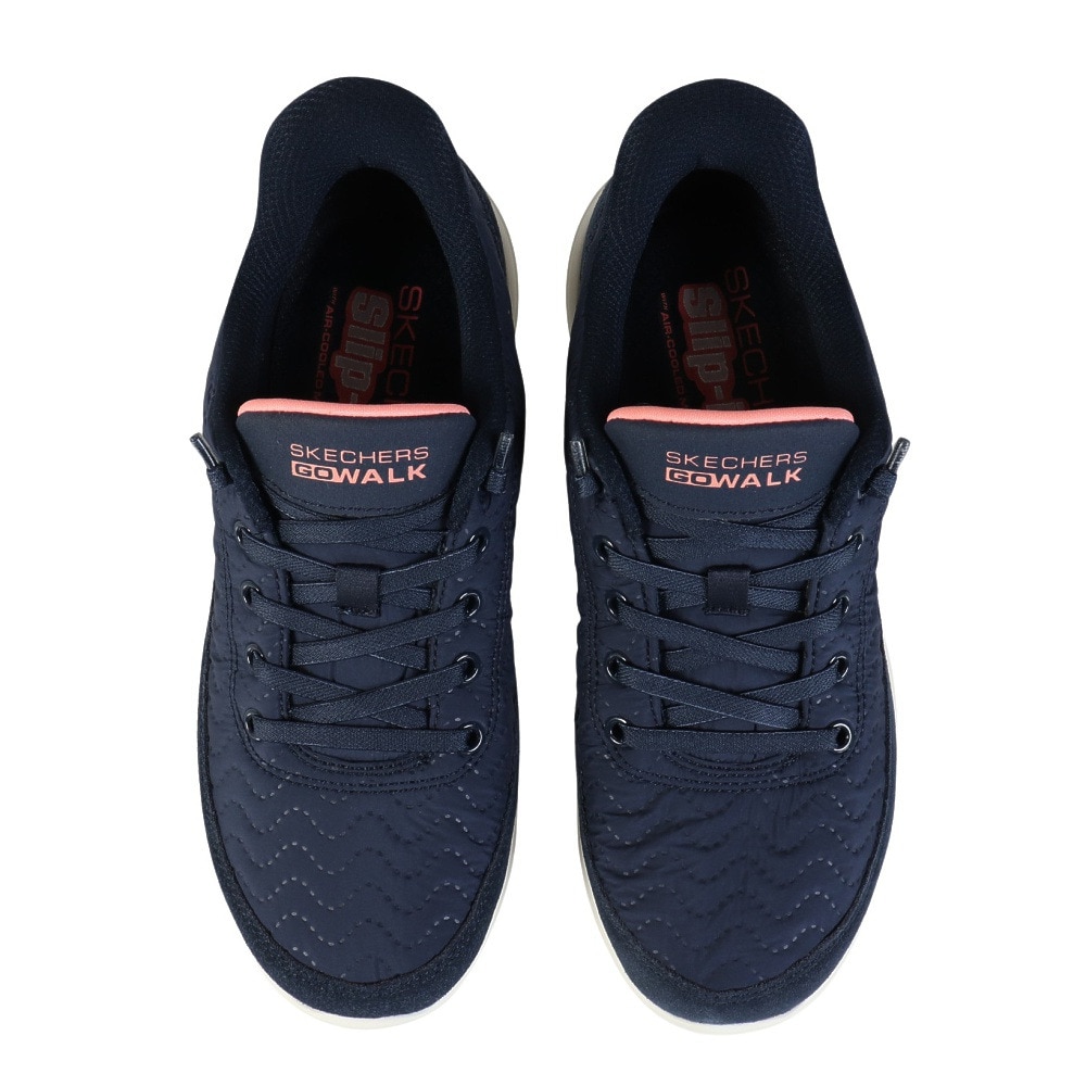 スケッチャーズ（SKECHERS）（レディース）ウォーキングシューズ スリップインズ ゴーウォーク JOY 125708-NVY