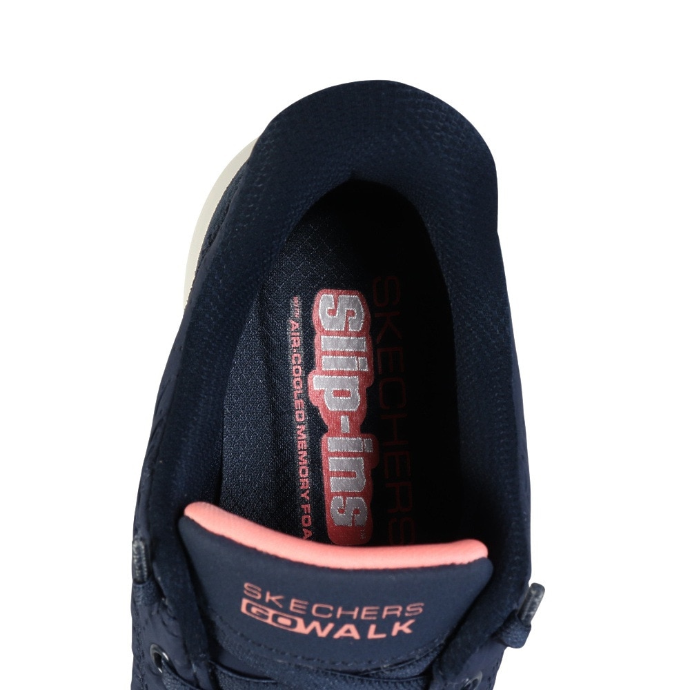 スケッチャーズ（SKECHERS）（レディース）ウォーキングシューズ スリップインズ ゴーウォーク JOY 125708-NVY