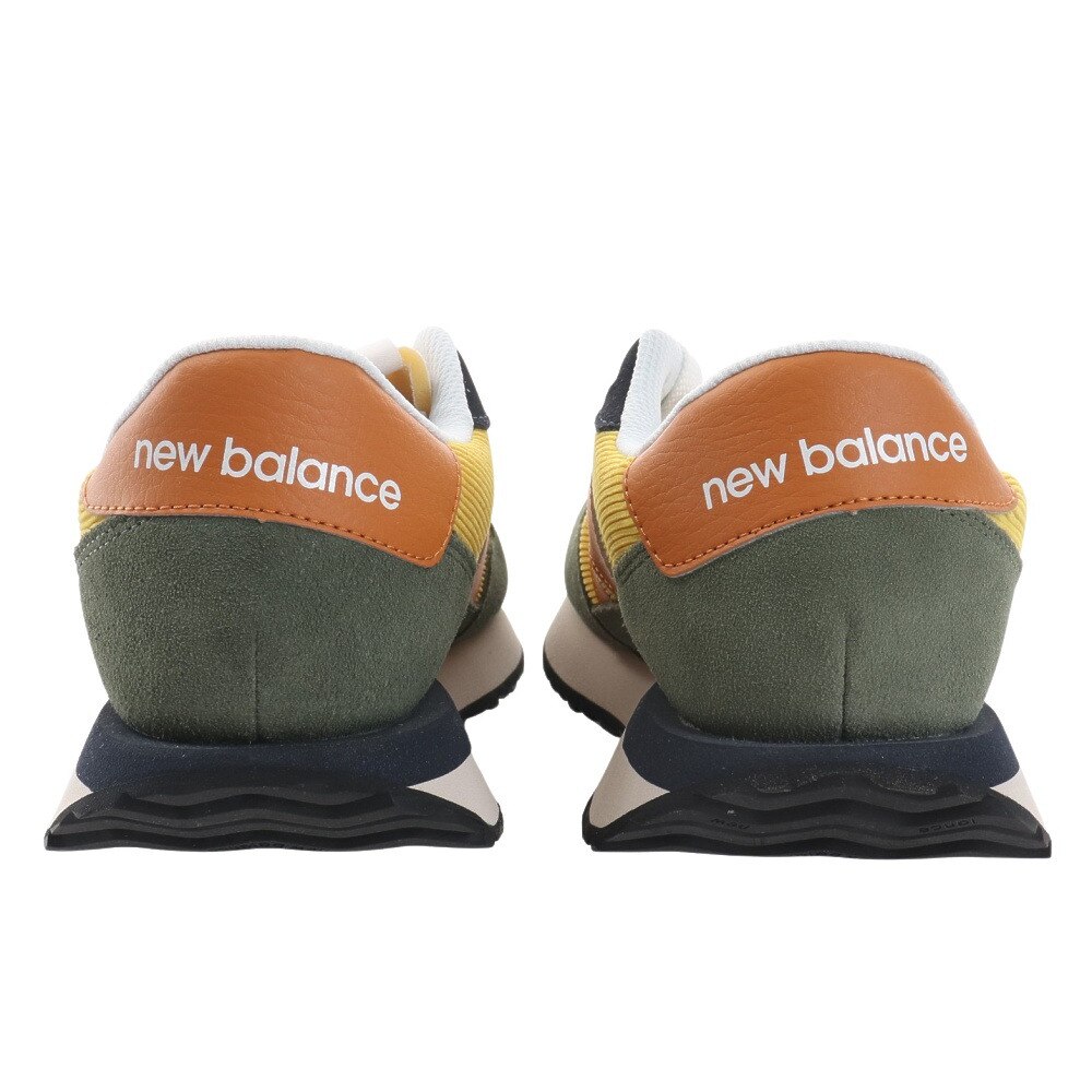 ニューバランス（new balance）（メンズ、レディース）スニーカー MS237 LU1 D イエロー カラフル ビックロゴ カジュアルシューズ 通勤 通学 普段履き