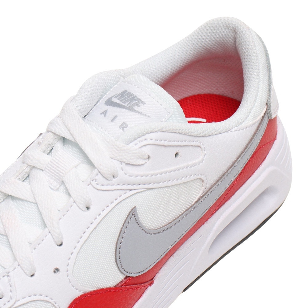 ナイキ エアマックス Air Max Sc ホワイト レッド 白 赤 Cw4555 107 スニーカー スポーツシューズ 通学 学生 カジュアル ランニング スポーツ用品はスーパースポーツゼビオ