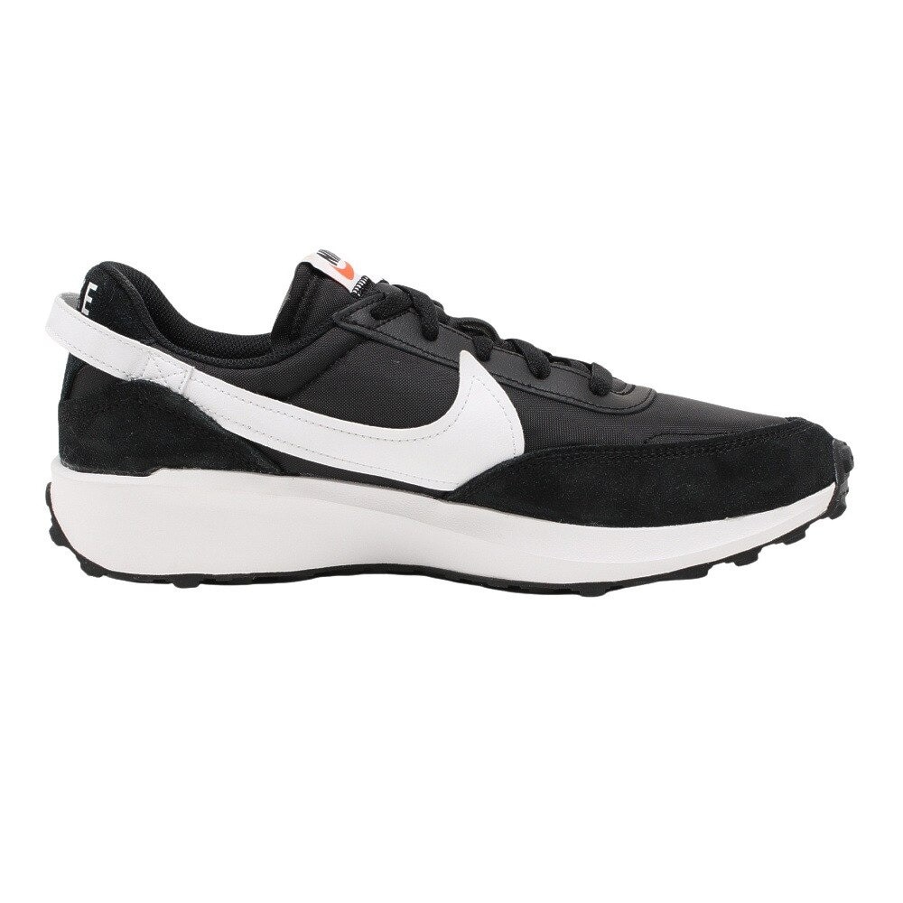 ナイキ（NIKE）（メンズ）スニーカー ワッフル デビュー ブラック ホワイト DH9522-001 カジュアル スポーツ シューズ 日常履き 登校 シンプル ローカット