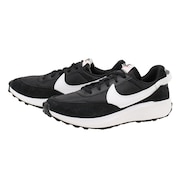 ナイキ（NIKE）（メンズ）スニーカー ワッフル デビュー ブラック ホワイト DH9522-001 カジュアル スポーツ シューズ 日常履き 登校 シンプル ローカット