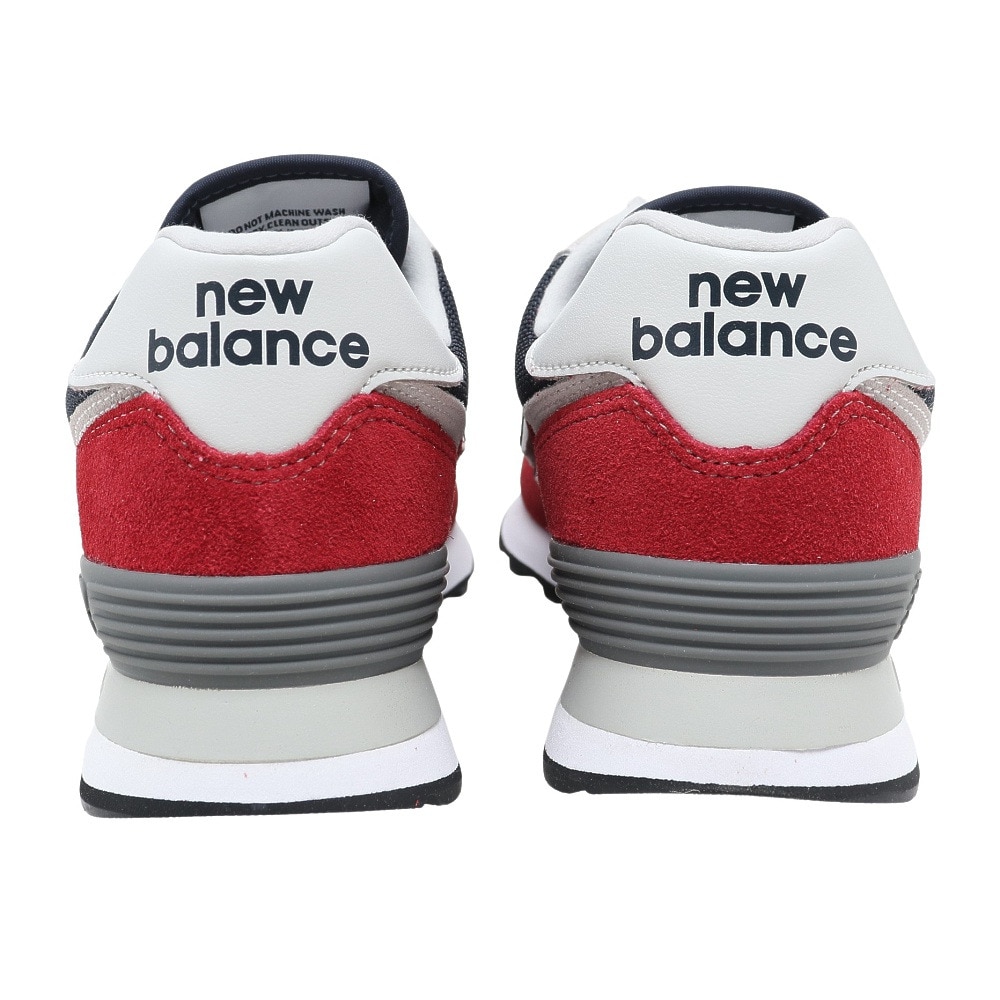 ニューバランス（new balance）（メンズ、レディース）スニーカー 赤 レッド ML574 EH2 D スポーツシューズ 靴 シューズ メンズ レディース