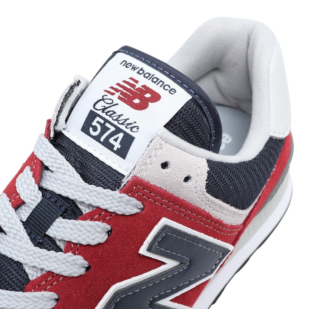 ニューバランス（new balance）（メンズ、レディース）スニーカー 赤 レッド ML574 EH2 D スポーツシューズ 靴 シューズ メンズ レディース