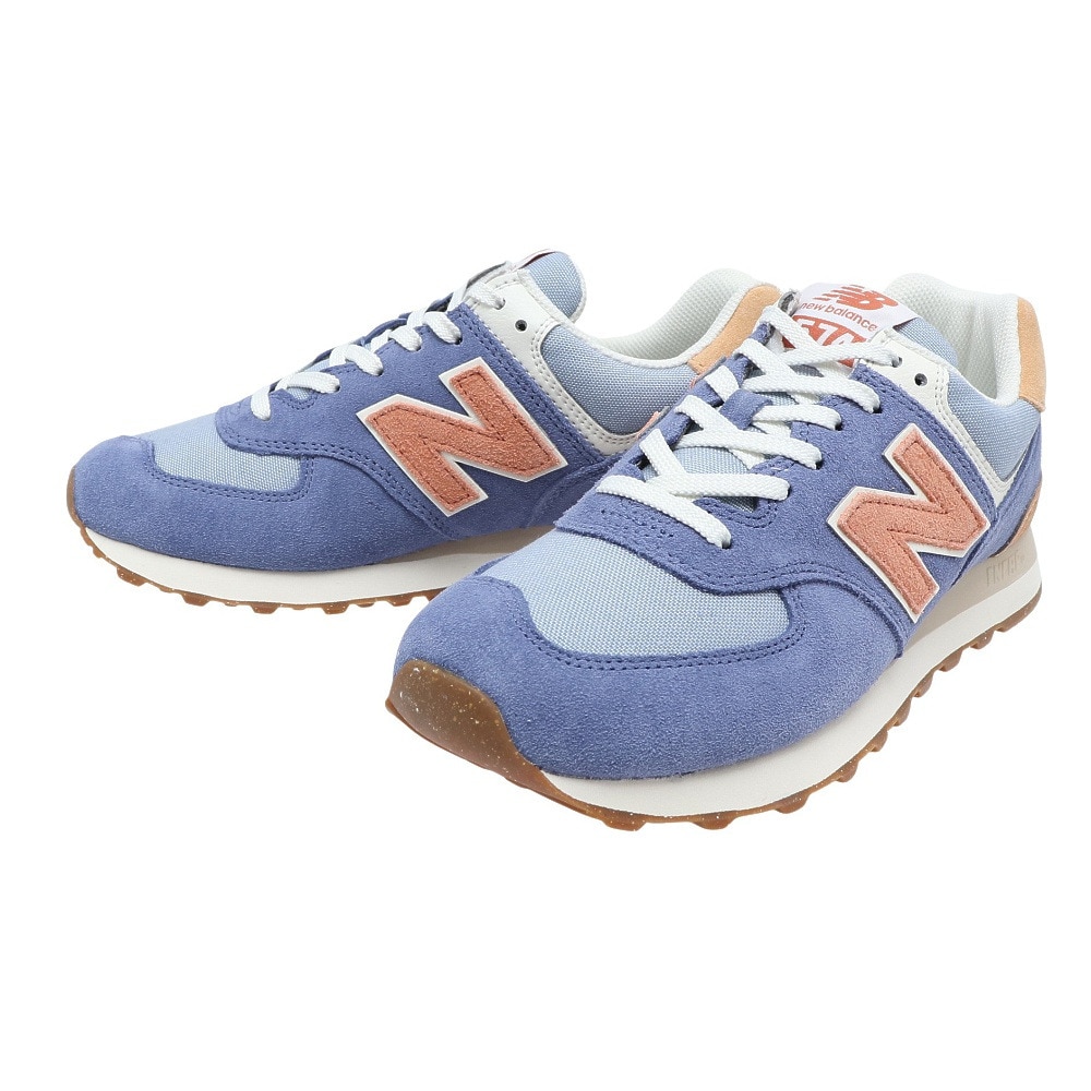 ニューバランス（new balance）（メンズ）スニーカー 青 ブルー ML574 RA2 D スポーツシューズ 靴 シューズ メンズ