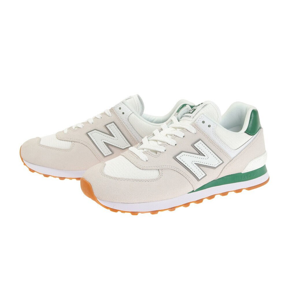 ニューバランス（new balance）（メンズ）スニーカー ホワイト グリーン ML574 TD2 D スポーツシューズ 靴 シューズ メンズ