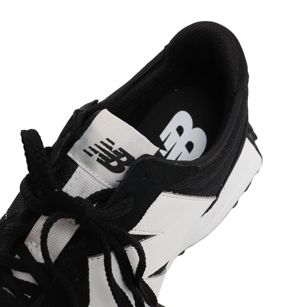 ニューバランス（new balance）（メンズ、レディース）スニーカー 327 CBW 黒 ブラック MS327CBW D ビックロゴ 厚底 スエード 普段履き 通勤 通学 カジュアル★★★