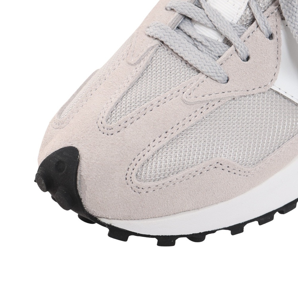 ニューバランス（new balance）（メンズ、レディース）スニーカー 327 MS327 CGW D グレー ビックロゴ リンクコーデ 厚底 スエード 普段履き 通勤 通学 ★★★