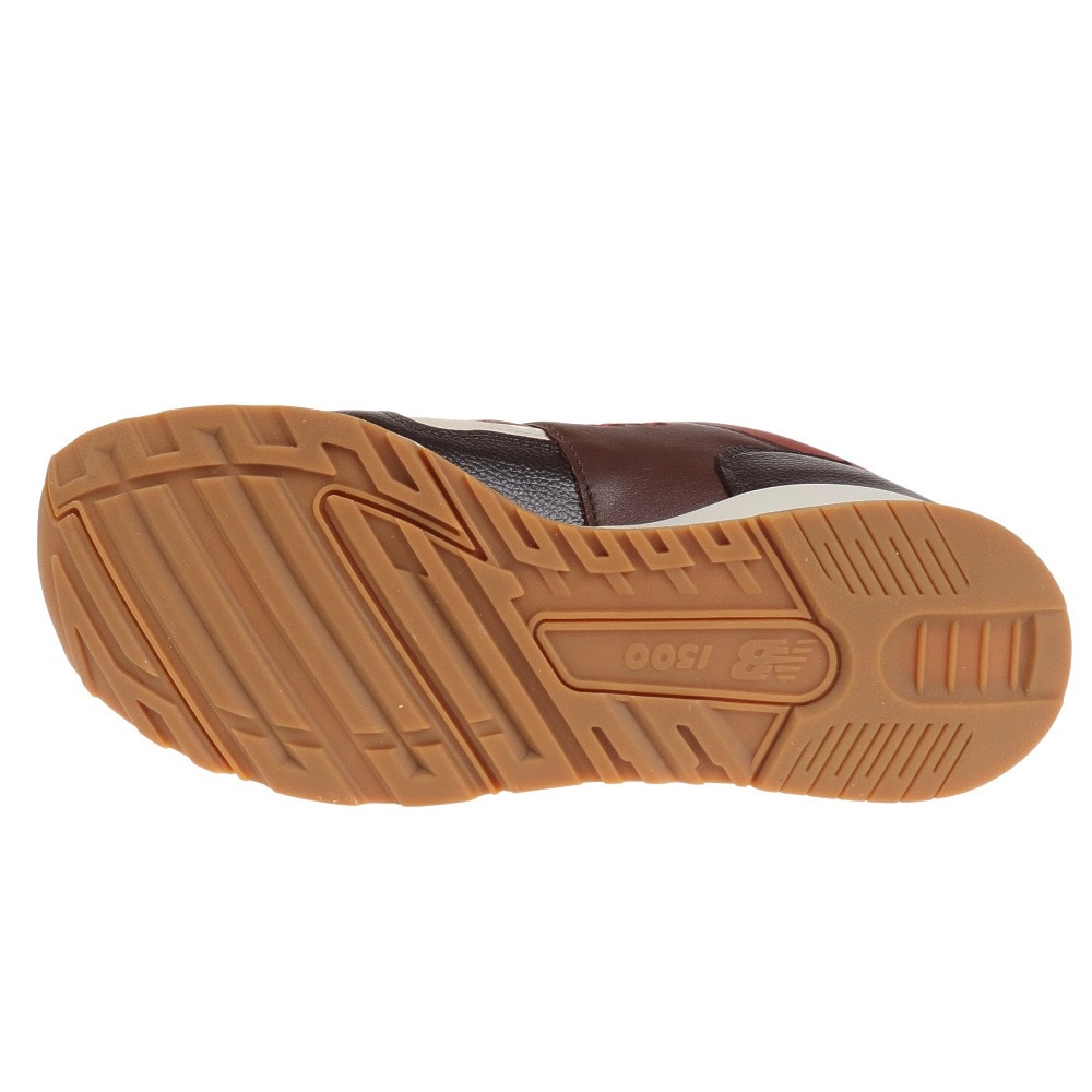ニューバランス（new balance）（メンズ）スニーカー M1500 GBI ブラウン M1500GBID 英国製 スエード レザー 軽量 タウン カジュアル 通勤 登校 日常履き