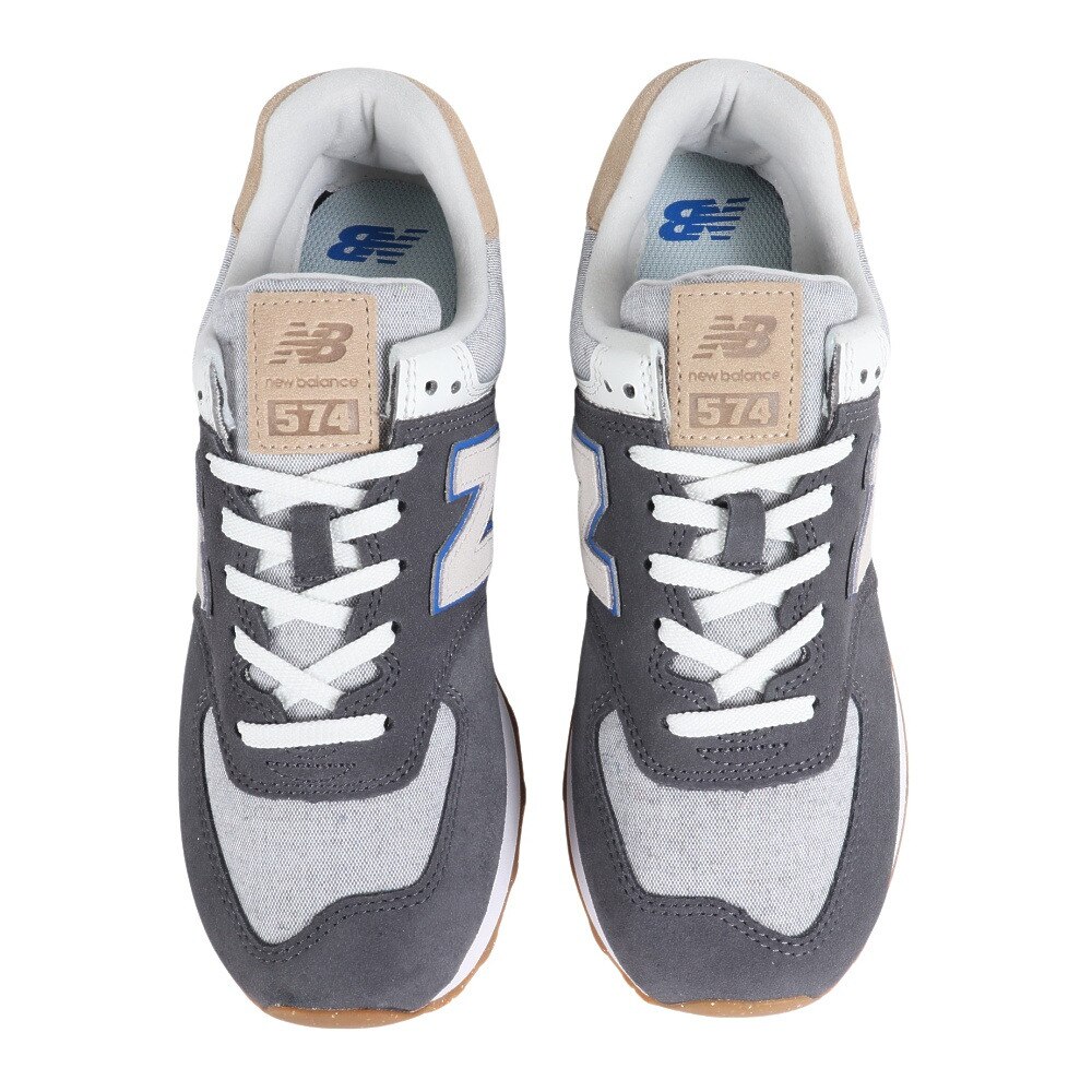 ニューバランス ニューバランス New Balance メンズ レディース 574 ブラック黒 U574ss2 D スニーカー スポーツシューズ カジュアル スエード シンプル 通学 学生 運動 スポーツ用品はスーパースポーツゼビオ