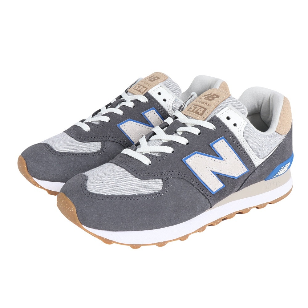 ニューバランス ニューバランス New Balance メンズ レディース 574 ブラック黒 U574ss2 D スニーカー スポーツシューズ カジュアル スエード シンプル 通学 学生 運動 スポーツ用品はスーパースポーツゼビオ