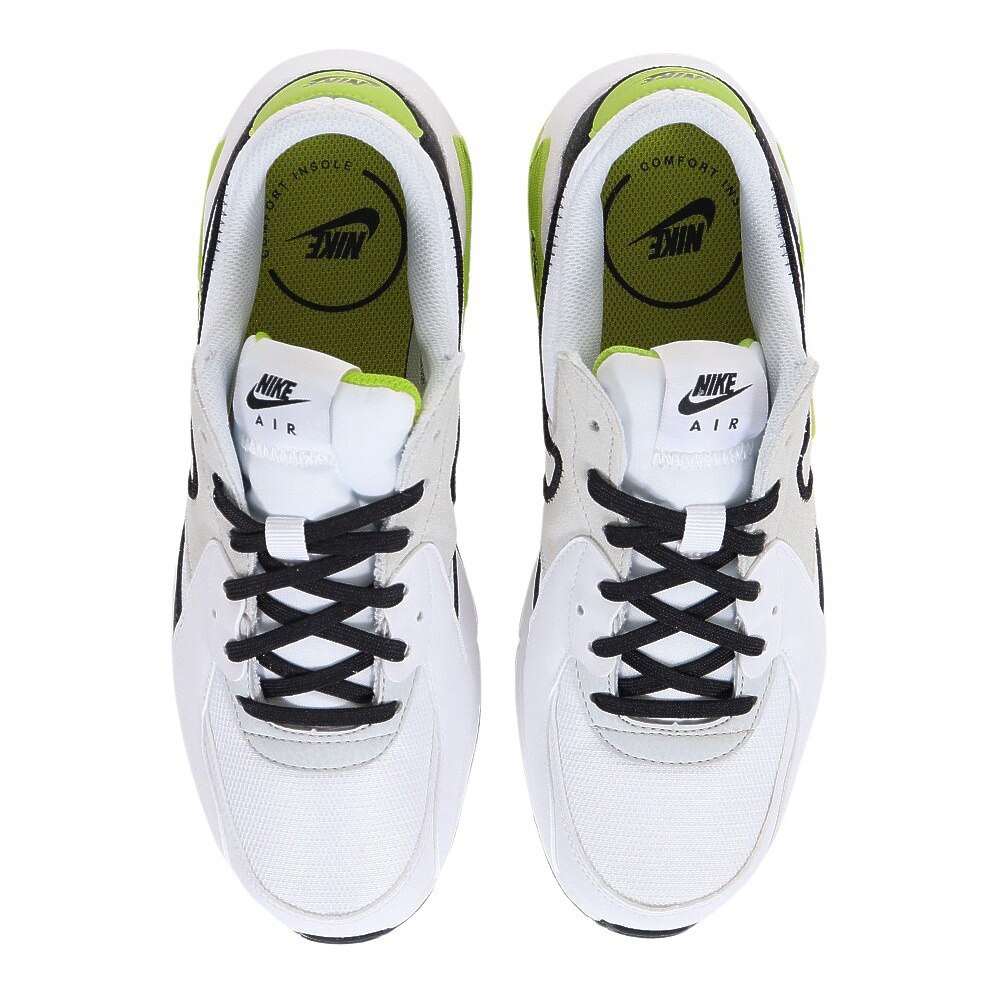 ナイキ（NIKE）（メンズ）スニーカー エア マックス エクシー ホワイト グリーン DZ0795-101 カジュアル スポーツ シューズ クッション性 耐久性 通勤 通学