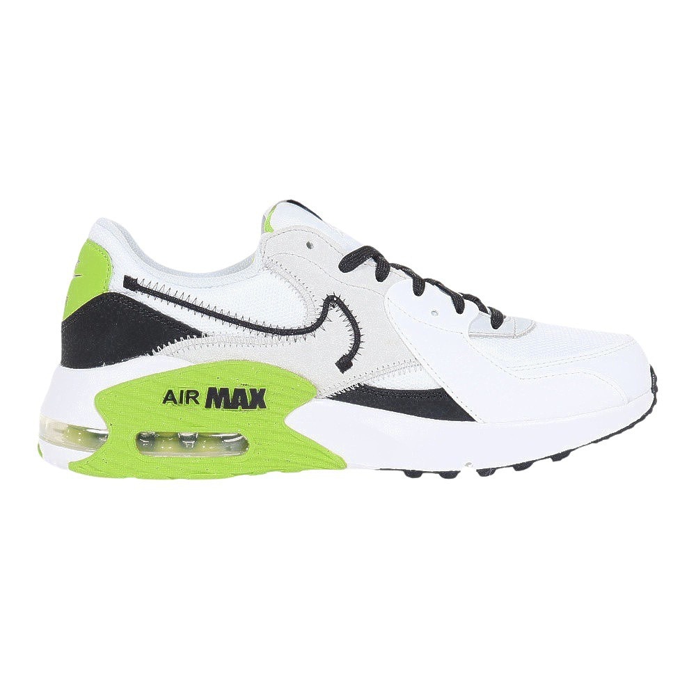 ナイキ（NIKE）（メンズ）スニーカー エア マックス エクシー ホワイト グリーン DZ0795-101 カジュアル スポーツ シューズ クッション性 耐久性 通勤 通学