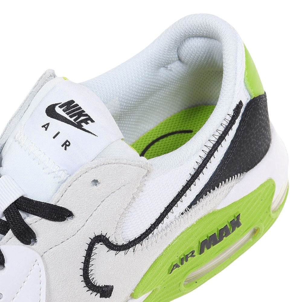 ナイキ（NIKE）（メンズ）スニーカー エア マックス エクシー ホワイト グリーン DZ0795-101 カジュアル スポーツ シューズ クッション性 耐久性 通勤 通学