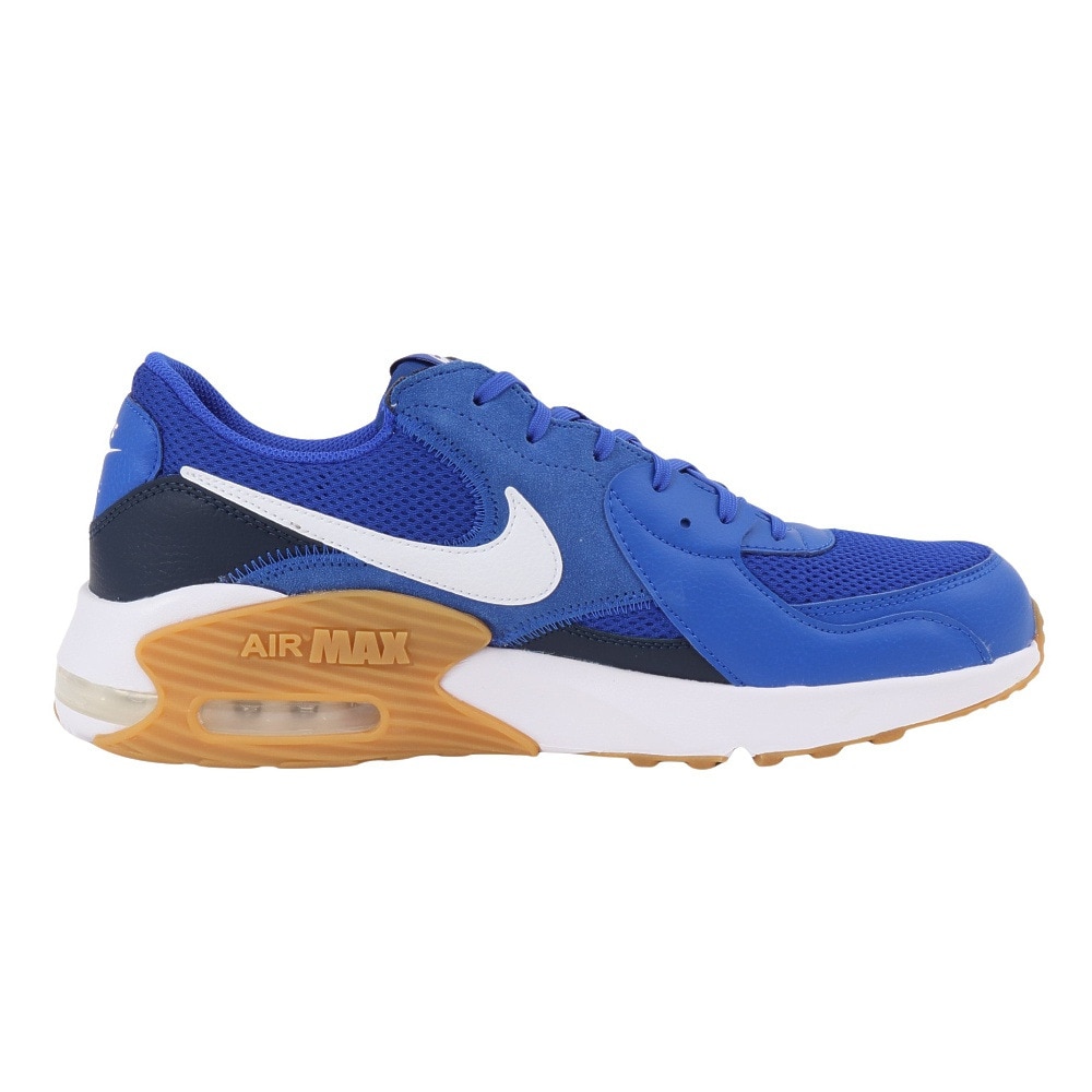 ナイキ（NIKE）（メンズ）スニーカー エアマックスエクシー ブルー ホワイト HM4751-445 スポーツシューズ 日常履き 通気性 快適性 クッション性  旅行