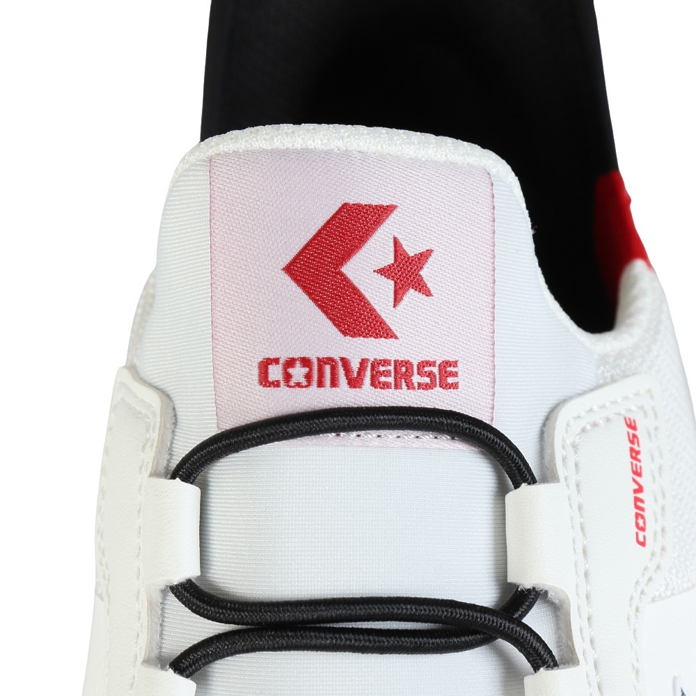 コンバース（CONVERSE）（メンズ）スニーカー ケイブスター スリットスライド ホワイト レッド 33600130 スポーツ シューズ