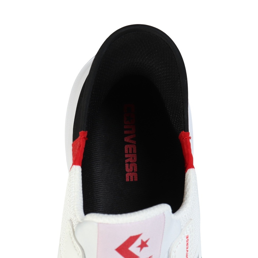 コンバース（CONVERSE）（メンズ）スニーカー ケイブスター スリットスライド ホワイト レッド 33600130 スポーツ シューズ