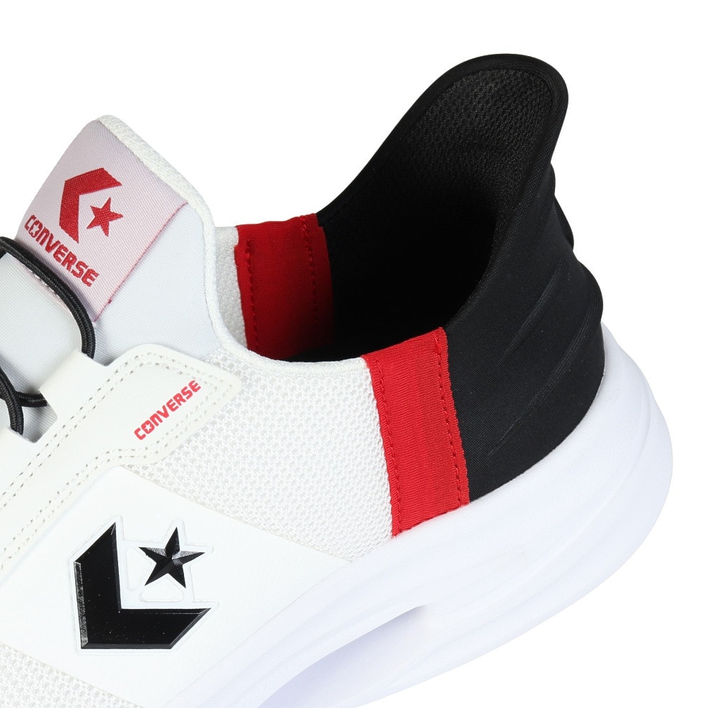 コンバース（CONVERSE）（メンズ）スニーカー ケイブスター スリットスライド ホワイト レッド 33600130 スポーツ シューズ