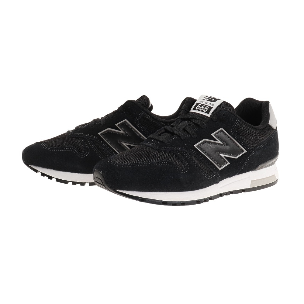 ニューバランス（new balance）（メンズ、レディース）スニーカー 黒 ブラック ML565 EB1 D スポーツシューズ ウォーキング 靴 カジュアル シンプル 通学 通勤