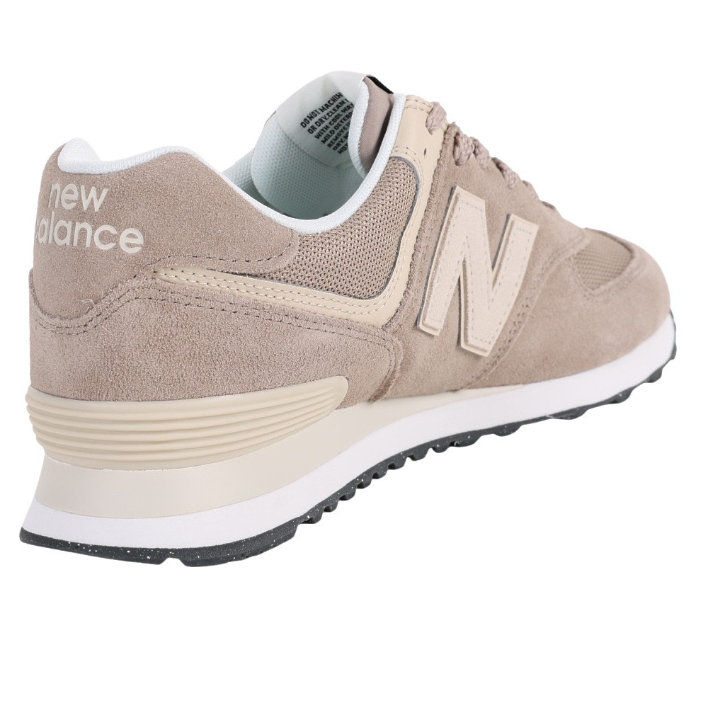 ニューバランス（new balance）（メンズ、レディース）スニーカー 574 WO2 ベージュ U574WO2D スポーツ タウン シューズ 普段履き カジュアル 登校 通勤 学生
