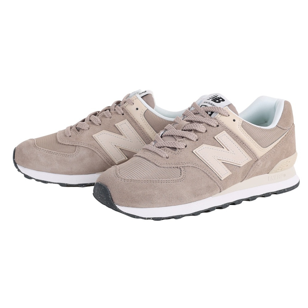 ニューバランス（new balance）（メンズ、レディース）スニーカー 574 WO2 ベージュ U574WO2D スポーツ タウン シューズ 普段履き カジュアル 登校 通勤 学生