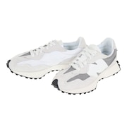 ニューバランス（new balance）（メンズ、レディース）スニーカー 327 グレー ホワイト U327WEDD スポーツ シューズ スエード タウンユース 普段履き