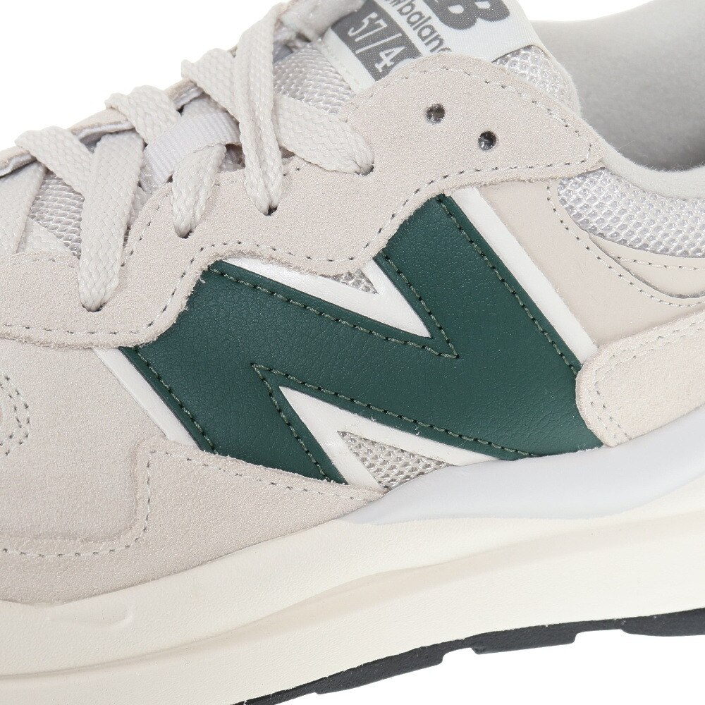 ニューバランス（new balance）（メンズ、レディース）スニーカー 57/40 5740 M5740 ESA D ホワイト グリーン カジュアル スポーツシューズ タウン 日常履き 