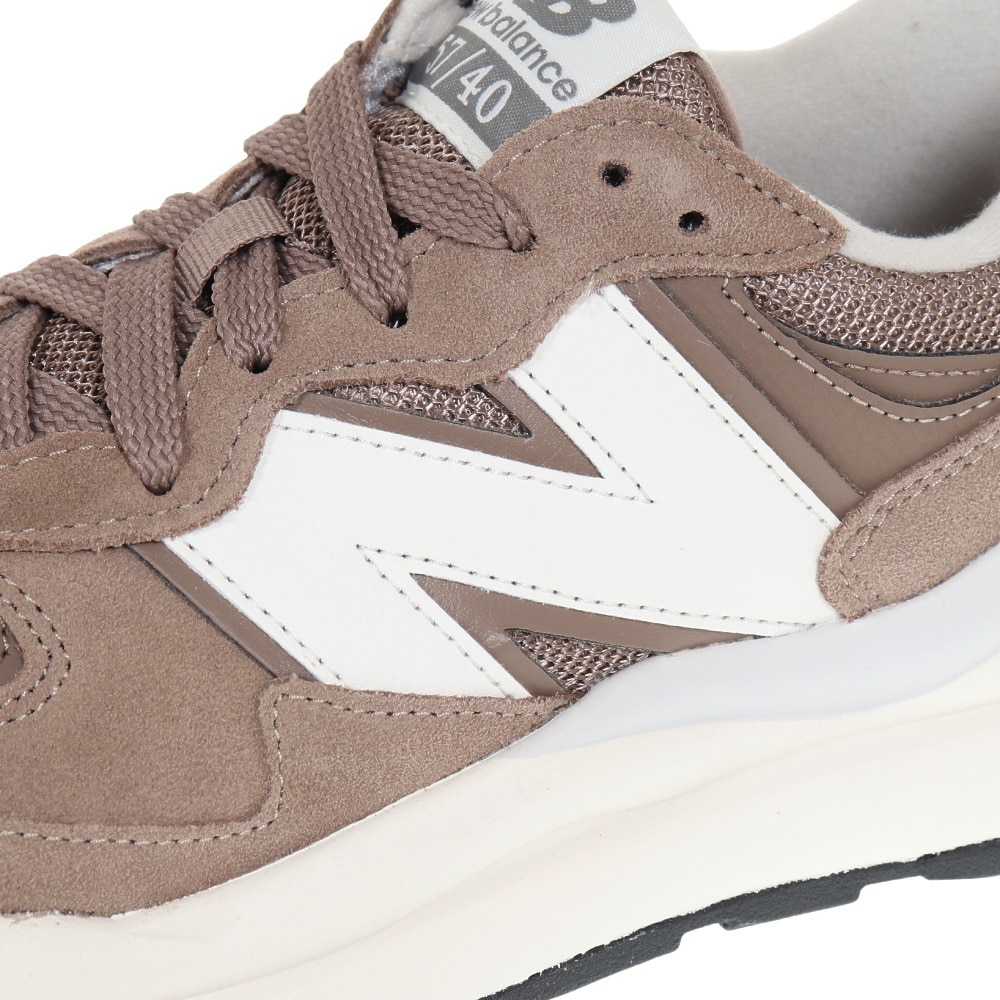ニューバランス（new balance）（メンズ、レディース）スニーカー 57/40 5740 M5740 ESB D ベージュ ホワイト カジュアル スポーツシューズ タウン 日常履き