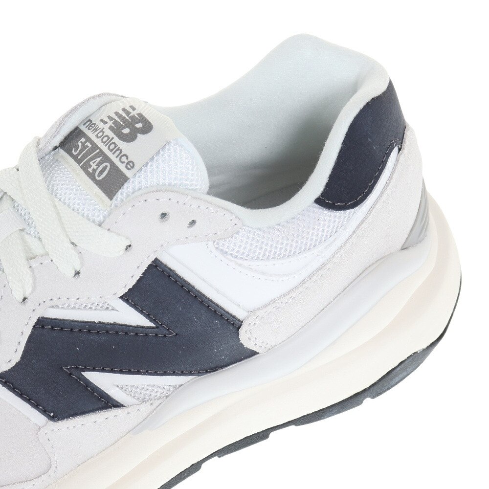 ニューバランス（new balance）（メンズ、レディース）スニーカー 57/40 5740 M5740 ESC D ホワイト ネイビー カジュアル スポーツシューズ タウン 日常履き