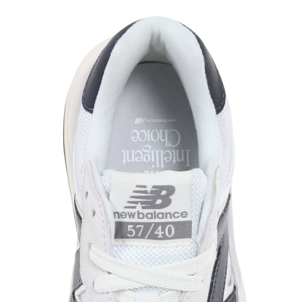 ニューバランス（new balance）（メンズ、レディース）スニーカー 57/40 5740 M5740 ESC D ホワイト ネイビー カジュアル スポーツシューズ タウン 日常履き