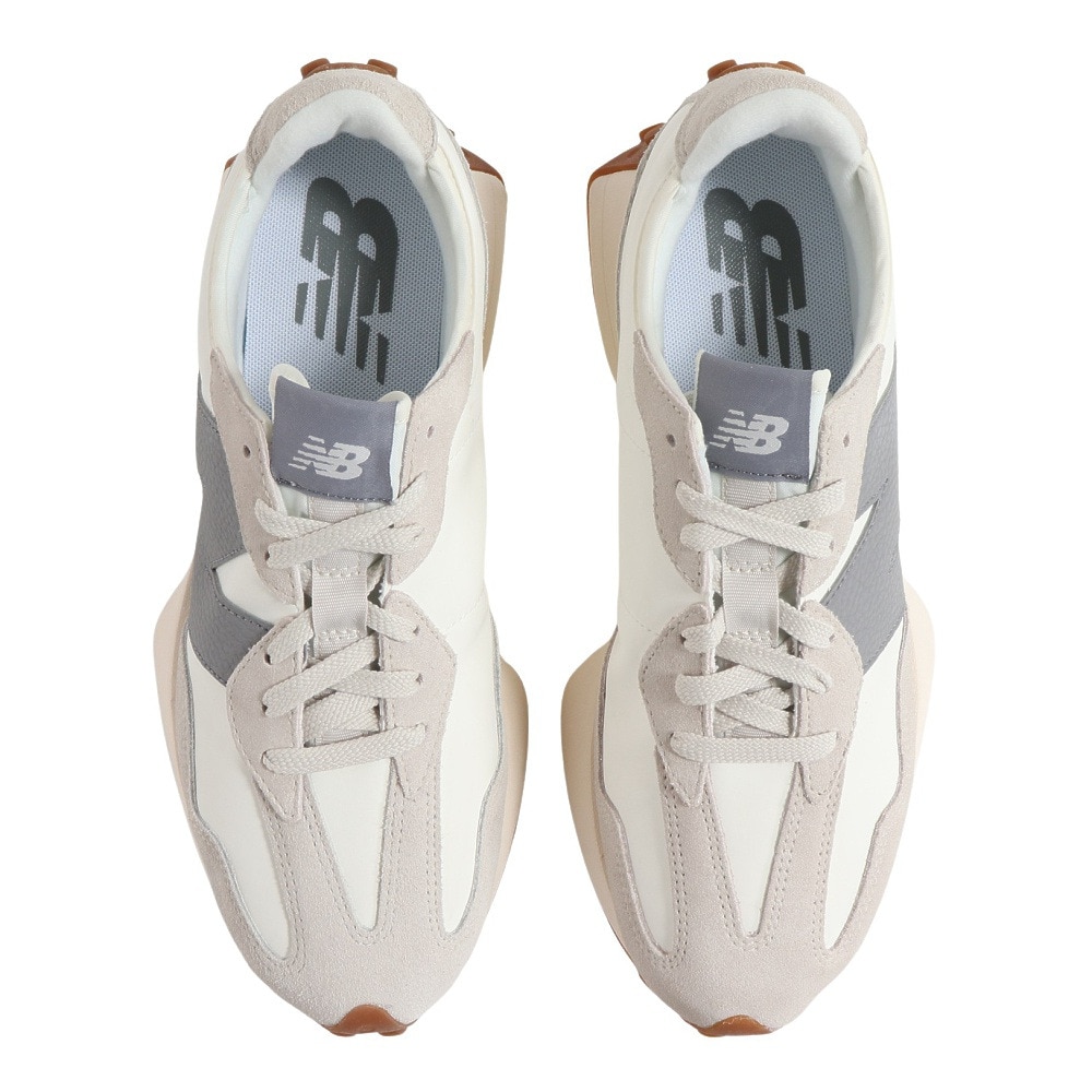 ニューバランス（new balance）（メンズ、レディース）スニーカー 327 U327 LT D ホワイト グレー カジュアル スポーツシューズ タウン 日常履き