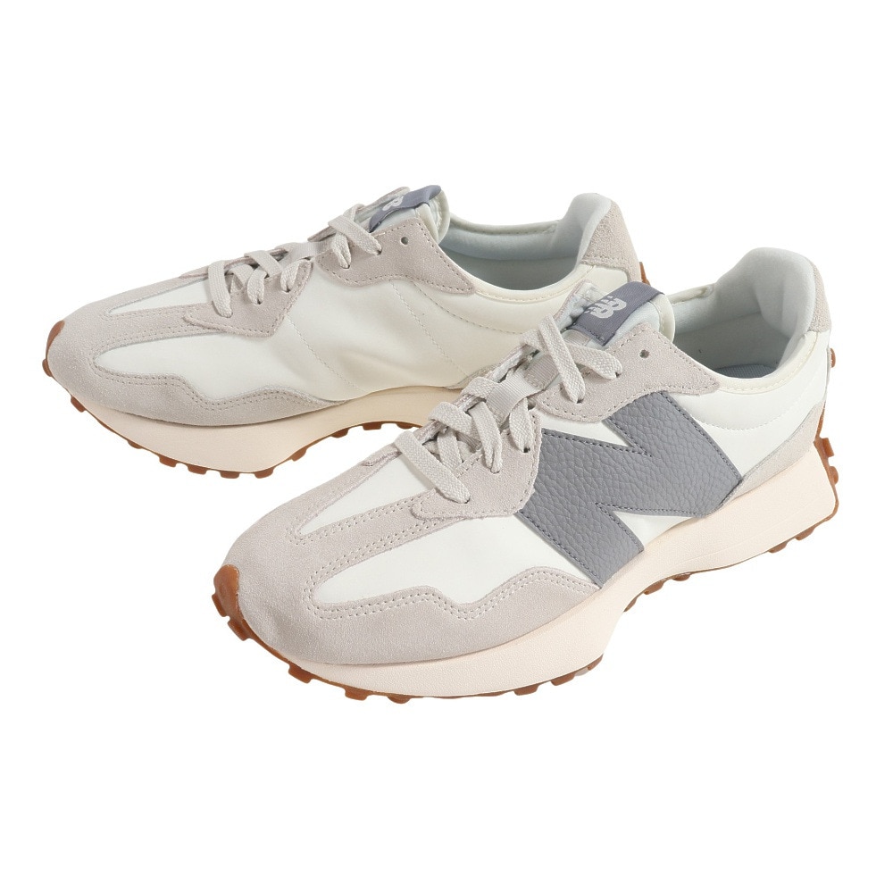 ニューバランス（new balance）（メンズ、レディース）スニーカー 327 U327 LT D ホワイト グレー カジュアル スポーツシューズ タウン 日常履き