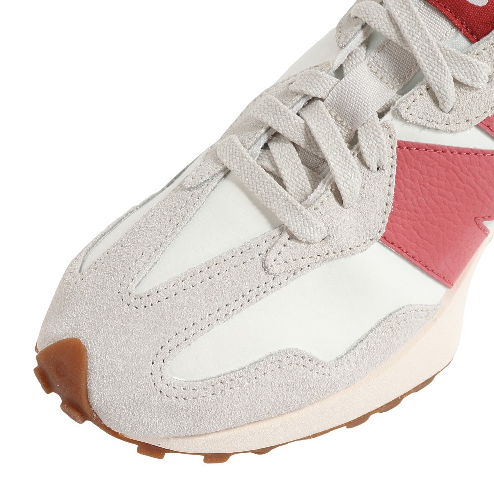 ニューバランス（new balance）（メンズ、レディース）スニーカー 327 U327 LV D ホワイト レッド カジュアル スポーツシューズ タウン 日常履き