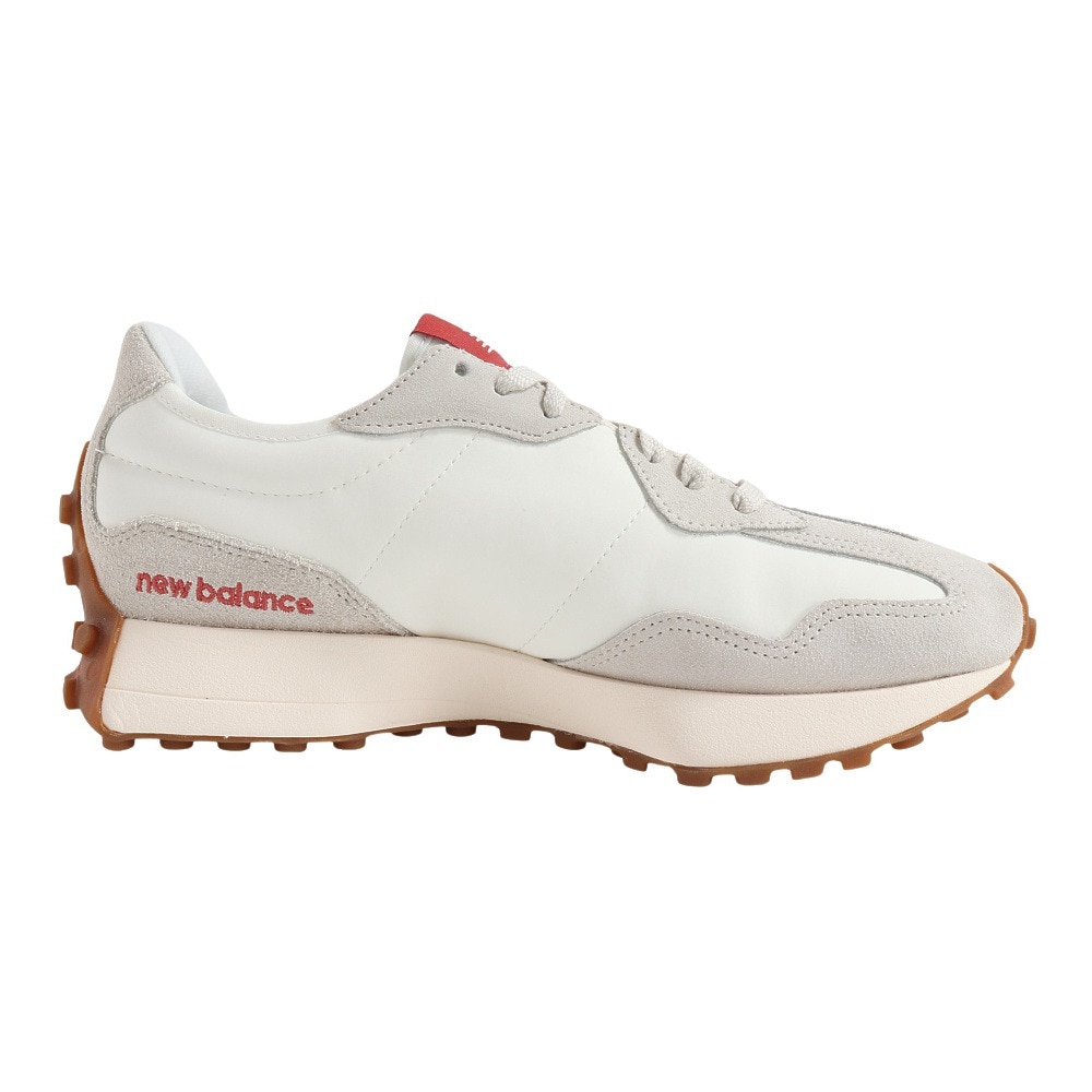 ニューバランス（new balance）（メンズ、レディース）スニーカー 327 U327 LV D ホワイト レッド カジュアル スポーツシューズ タウン 日常履き