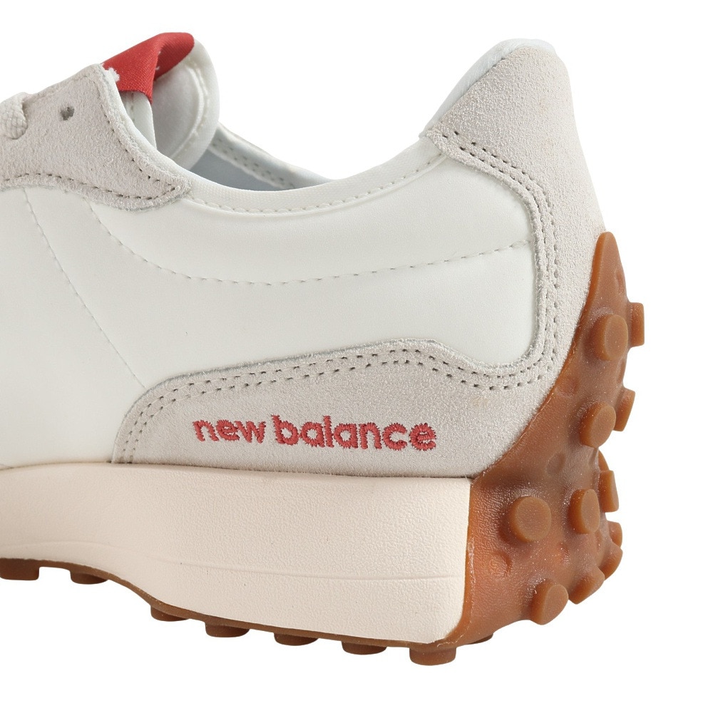 ニューバランス（new balance）（メンズ、レディース）スニーカー 327 U327 LV D ホワイト レッド カジュアル スポーツシューズ タウン 日常履き