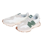 ニューバランス（new balance）（メンズ、レディース）スニーカー 327 U327 LX D ライトグレー グリーン スポーツ カジュアル シューズ タウン 普段履き
