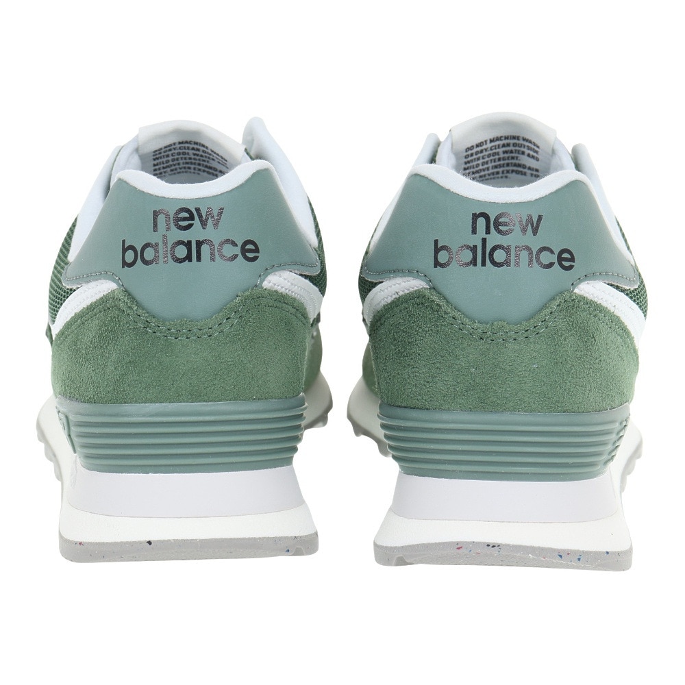 ニューバランス（new balance）（メンズ、レディース）スニーカー 574 U574 FGG D グリーン ホワイトカジュアル スポーツシューズ タウン 日常履き