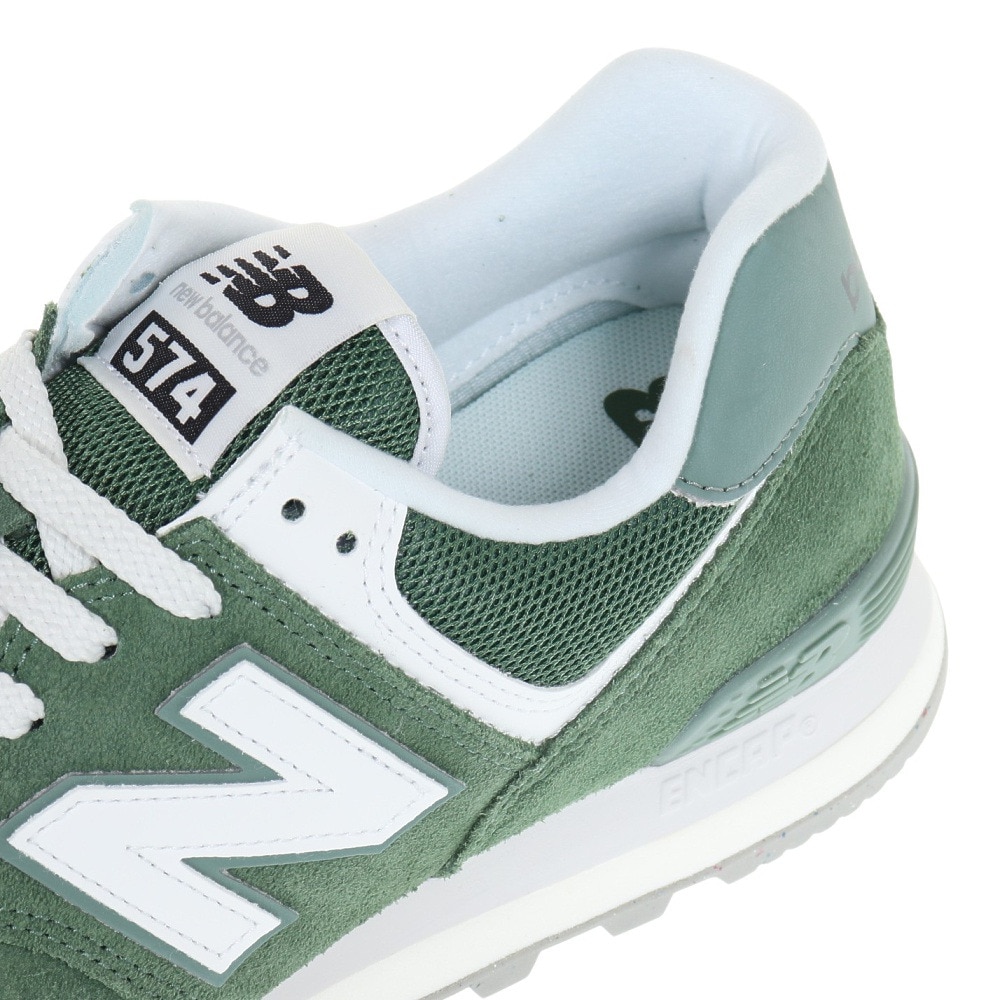 ニューバランス（new balance）（メンズ、レディース）スニーカー 574 U574 FGG D グリーン ホワイトカジュアル スポーツシューズ タウン 日常履き