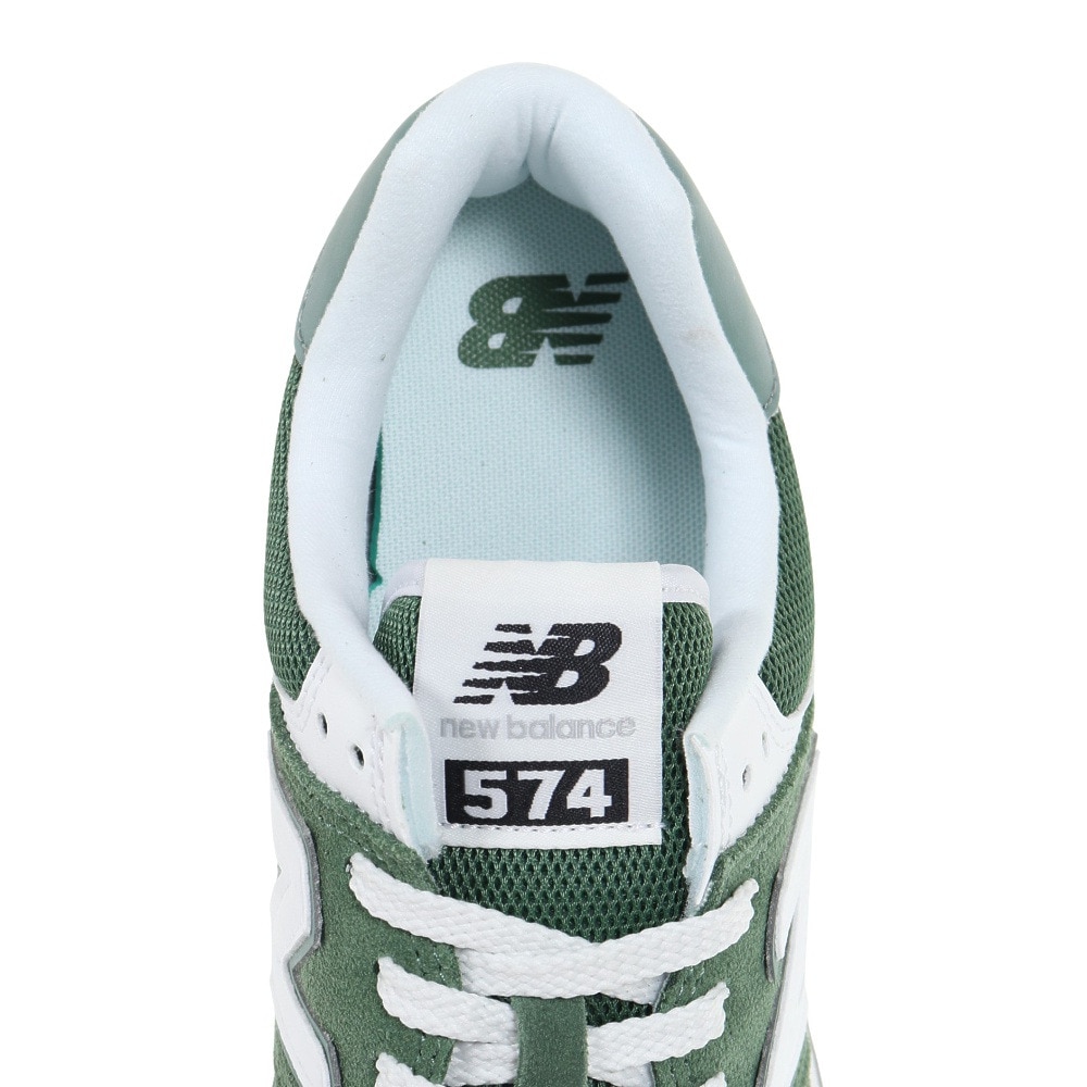 ニューバランス（new balance）（メンズ、レディース）スニーカー 574 U574 FGG D グリーン ホワイトカジュアル スポーツシューズ タウン 日常履き