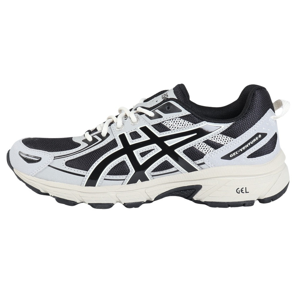 アシックス（ASICS）（メンズ、レディース）スニーカー スポーツシューズ ゲルベンチャー6 ブラック ホワイト 1203A438.001 スニーカー 日常履き タウン