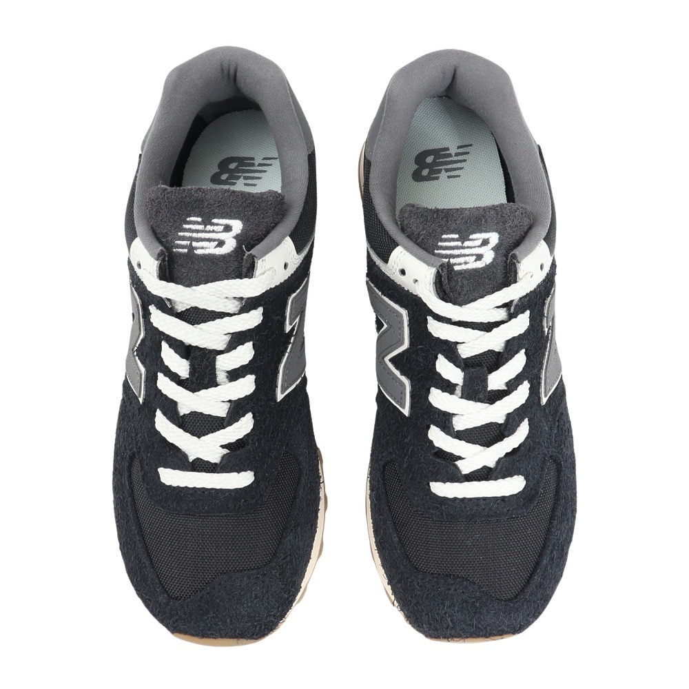 ニューバランス（new balance）（メンズ、レディース）スニーカー 574 ブラック U574RUSD スポーツシューズ 靴
